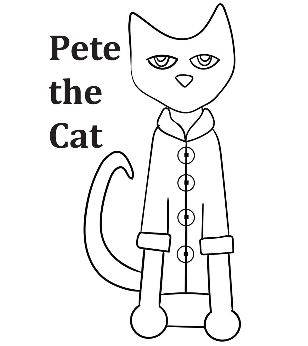 21 Best ‘Pete The Cat’ Coloring Pages For Your Little Ones_image