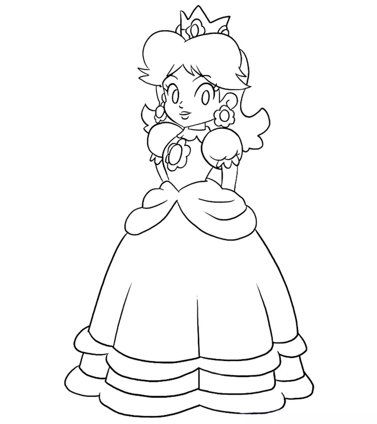 25 best princess peach coloring pages for your little one
