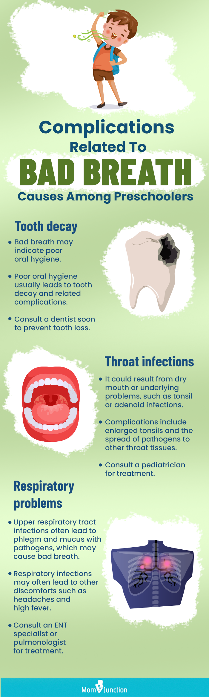 problems toddlers might face due to bad breath (infographic)