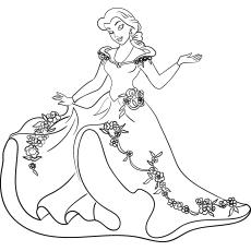 Top 35 Free Printable Princess Coloring Pages Online