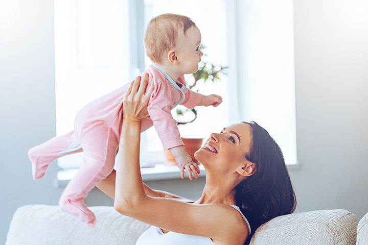Gentle workout activities for 4-month-old baby