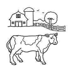 Top 15 Free Printable Cow Coloring Pages Online