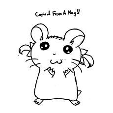 Top 25 Free printable Hamster Coloring Pages Online