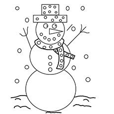 Top 24 Free Printable Snowman Coloring Pages Online