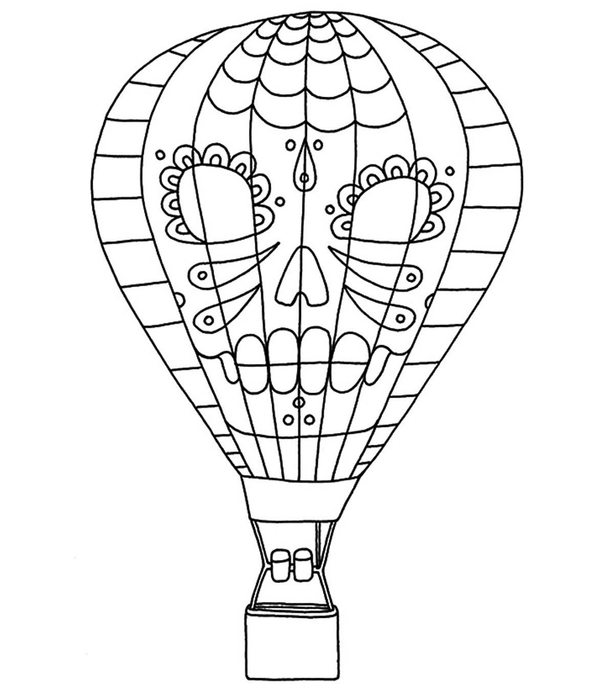 Top 10 Hot Air Balloon Coloring Pages For Your Little Ones_image