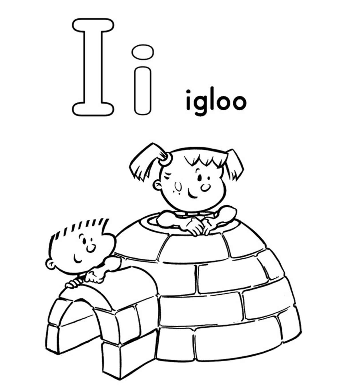 Top 10 Letter ‘I’ Coloring Pages Your Toddler Will Love To Learn & Color_image