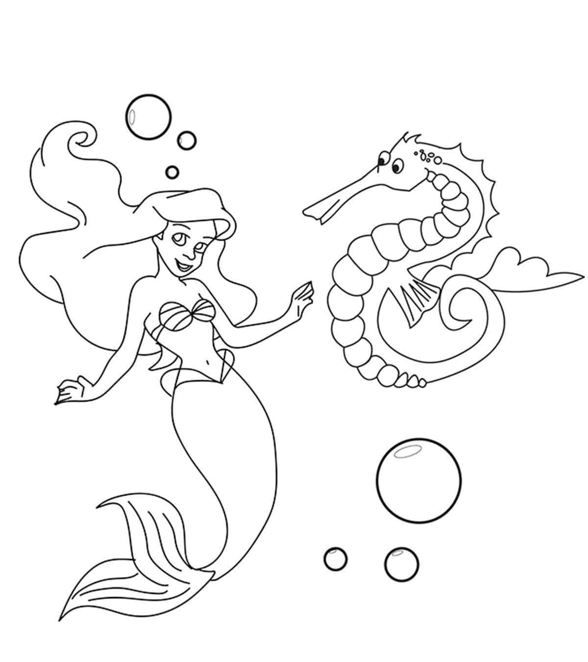 Top 10 Seahorse Coloring Pages For Your Little Ones_image