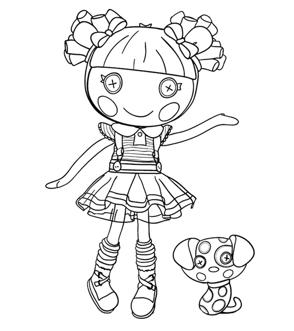 Top 20 Lalaloopsy Coloring Pages Your Toddler Will Love