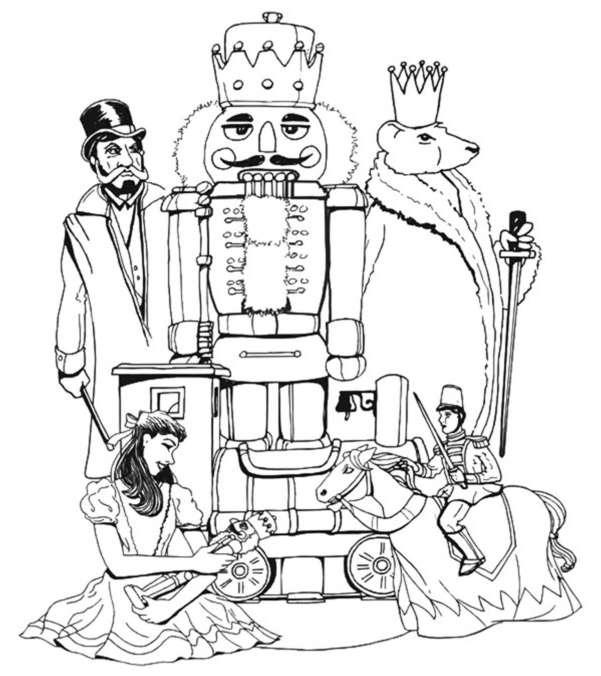 Top 20 Nutcracker Coloring Pages For Your Little Ones