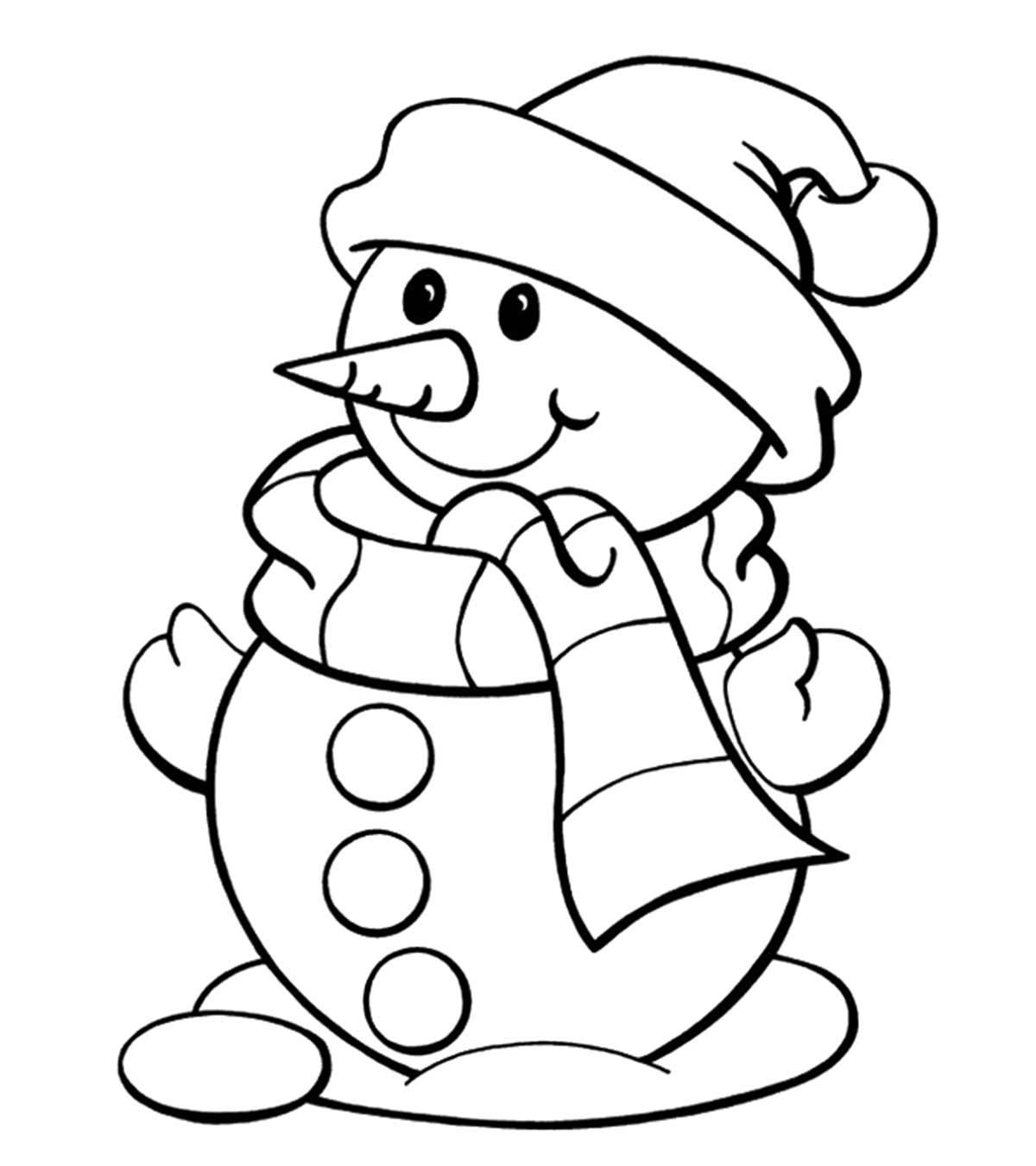 Top 13 Free Printable Snowman Coloring Pages Online