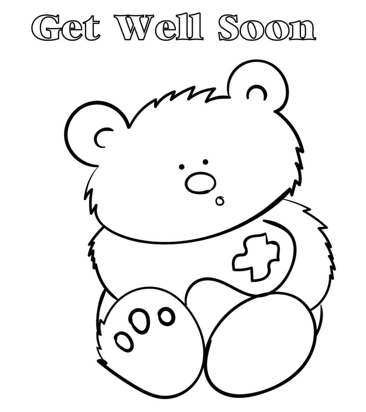 Top 25 Get Well Soon Coloring Pages To Keep Your Toddler Busy_image