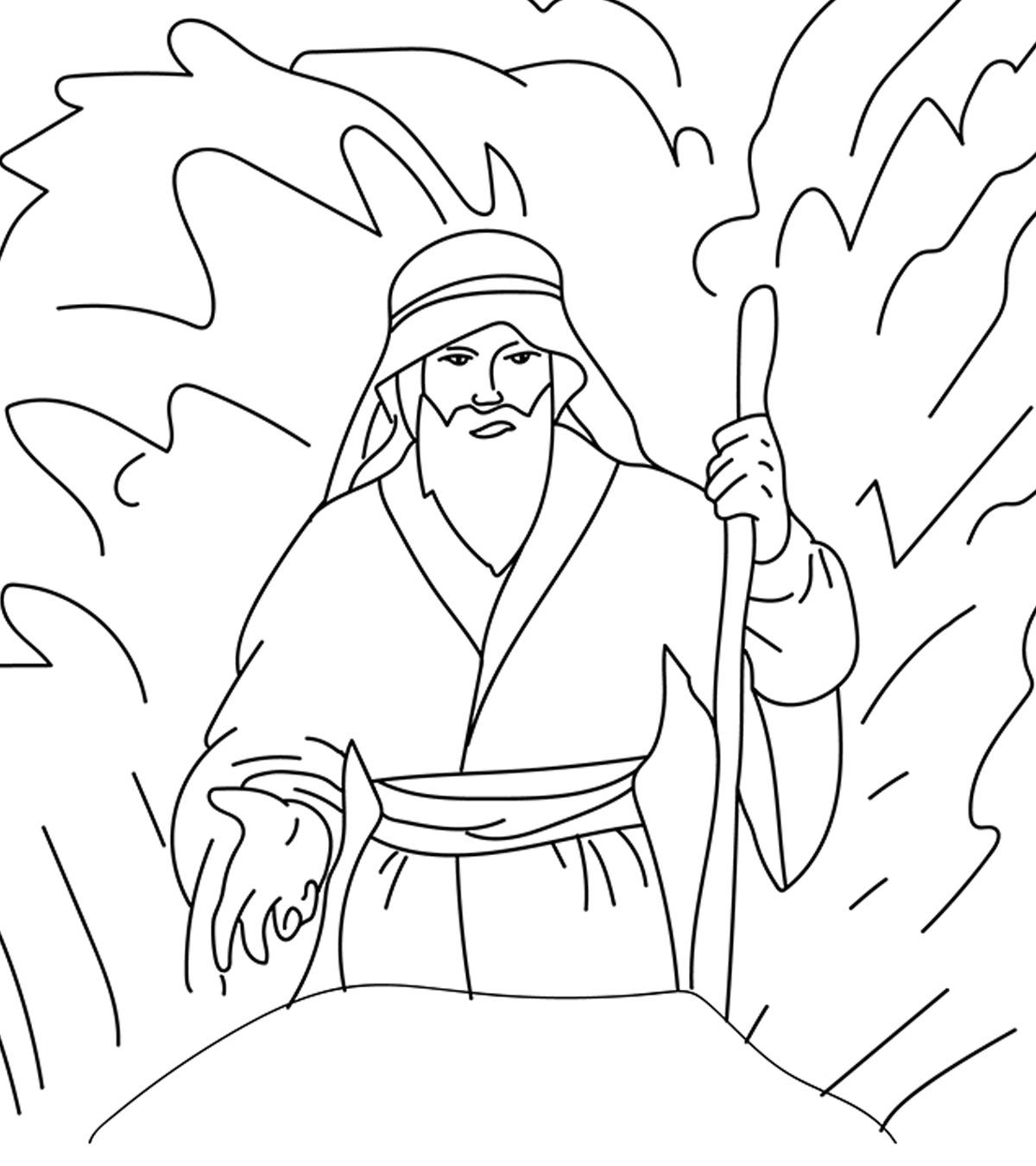 Top 25 Moses Coloring Pages For Your Little Ones_image