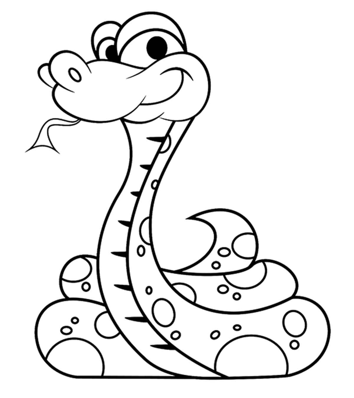 Top 25 Snake Coloring Pages For Your Naughty Kid