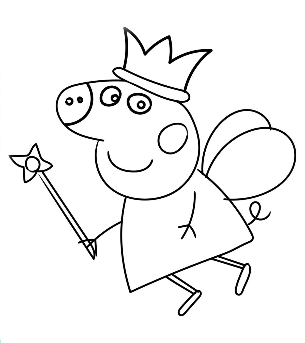 Top 35 Peppa Pig Coloring Pages For Your Little Ones_image