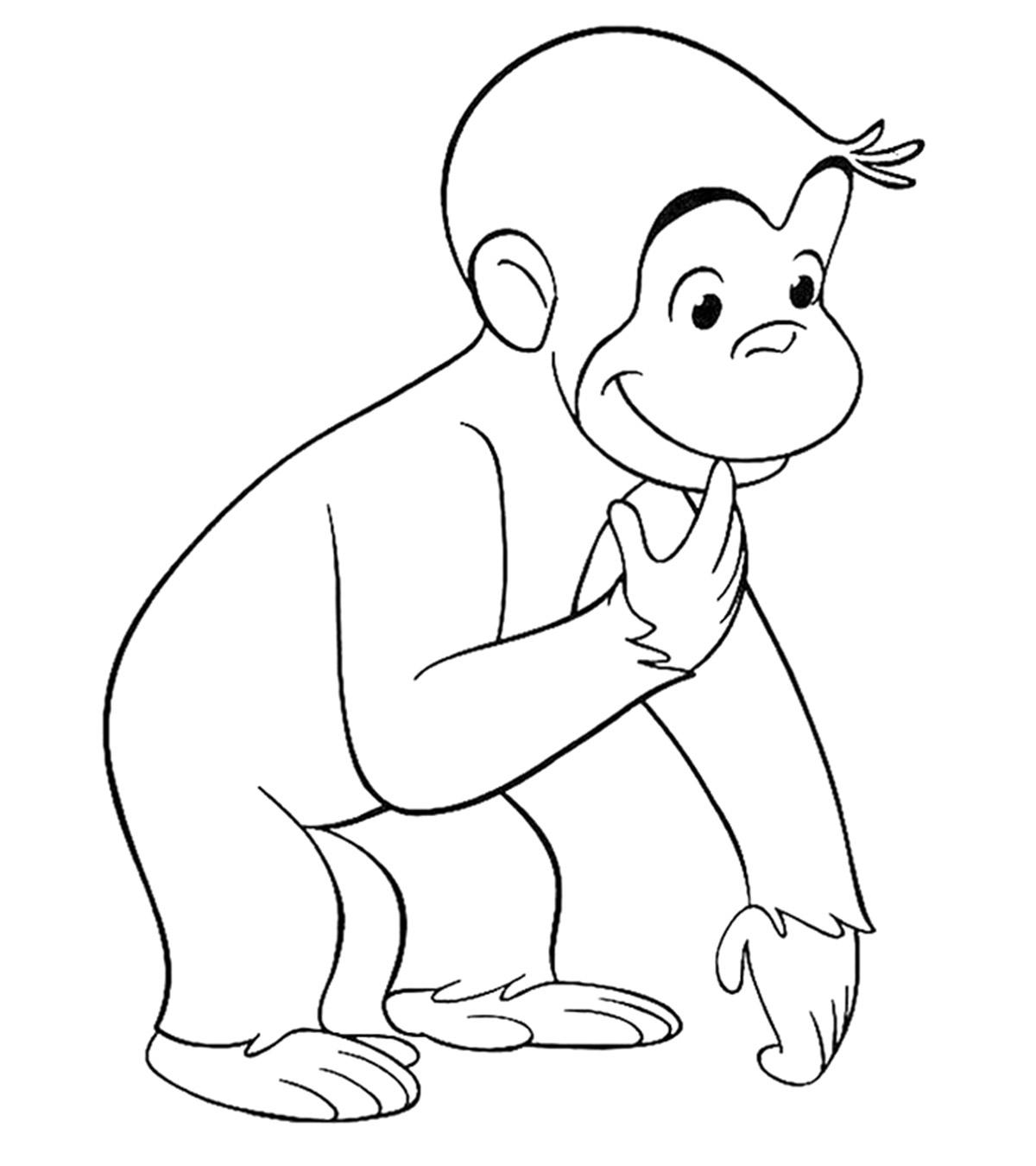 15 Best 'Curious George' Coloring Pages For Your Little Ones