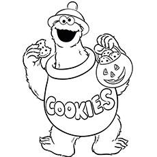 25 Cute &amp; Funny Cookie Monster Coloring Pages Your Toddler Will Love