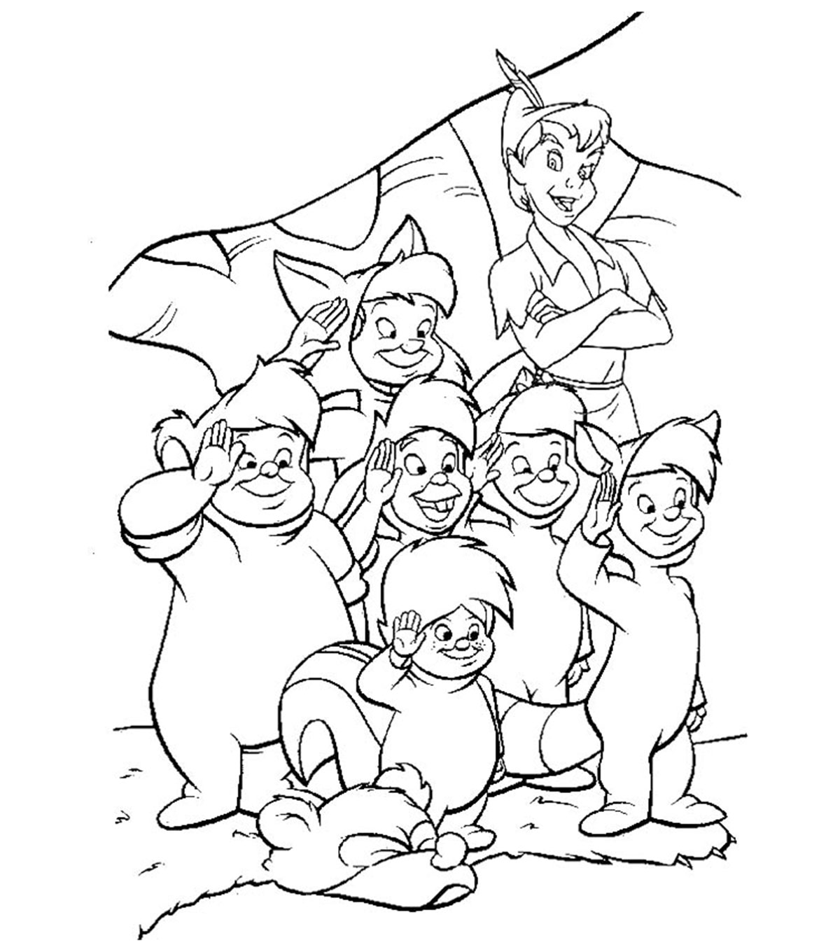 15 Best ‘Peter Pan’ Coloring Pages for Your Little Ones