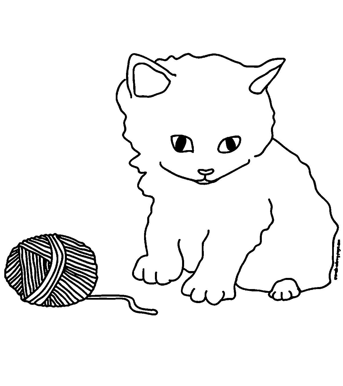 Top 19 Free Printable Kitten Coloring Pages Online