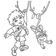 Top 10 Free Printable Diego Coloring Pages Online