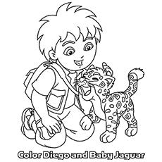 Top 10 Free Printable Diego Coloring Pages Online