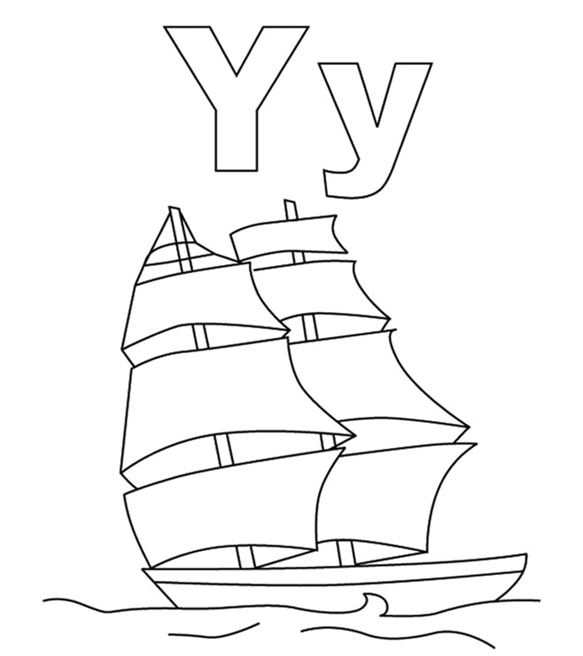 Top 10 Letter ‘Y’ Coloring Pages Your Toddler Will Love To Learn & Color_image
