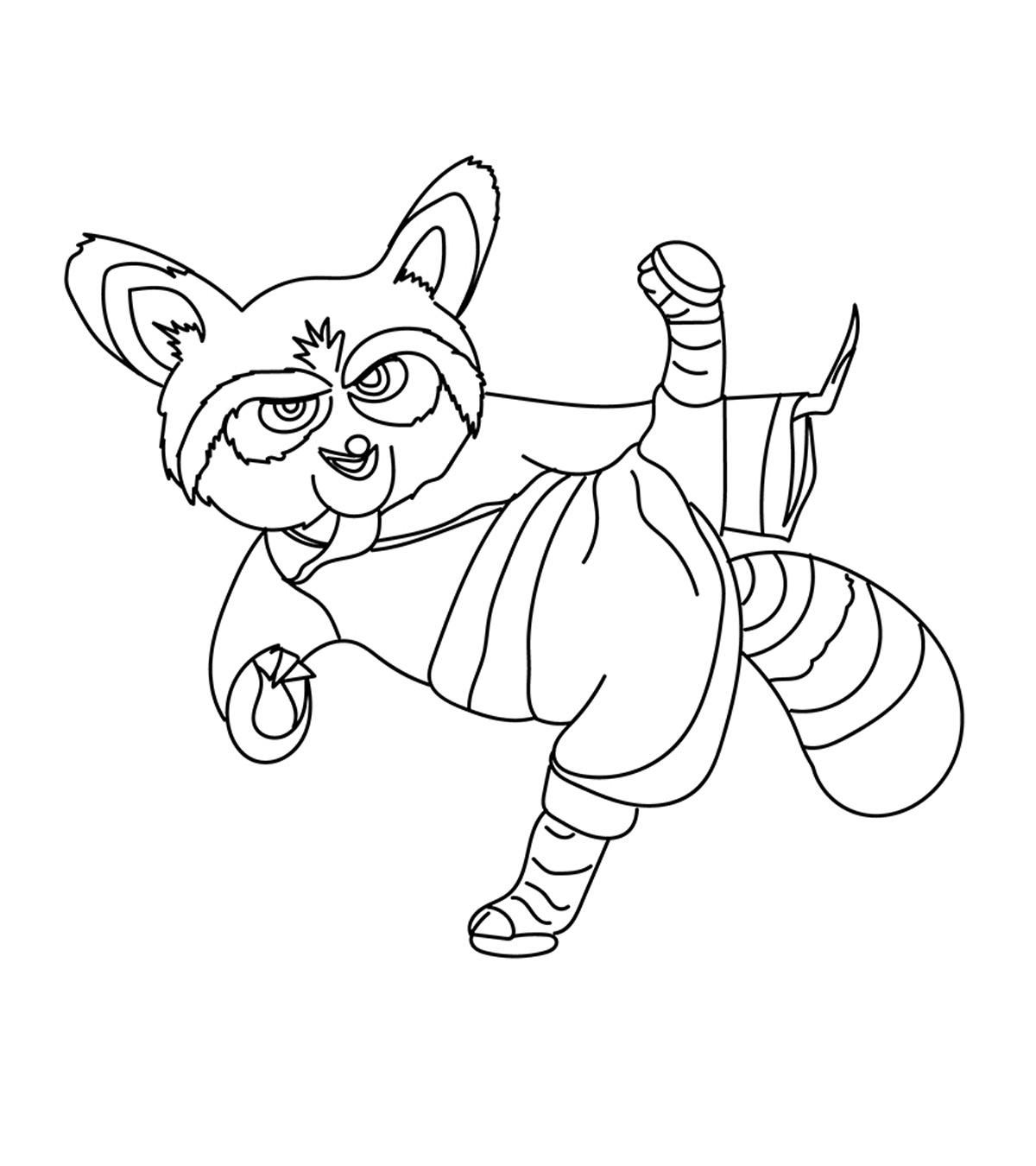 10 Cute Kung Fu Panda Coloring Pages For Your Little Ones_image