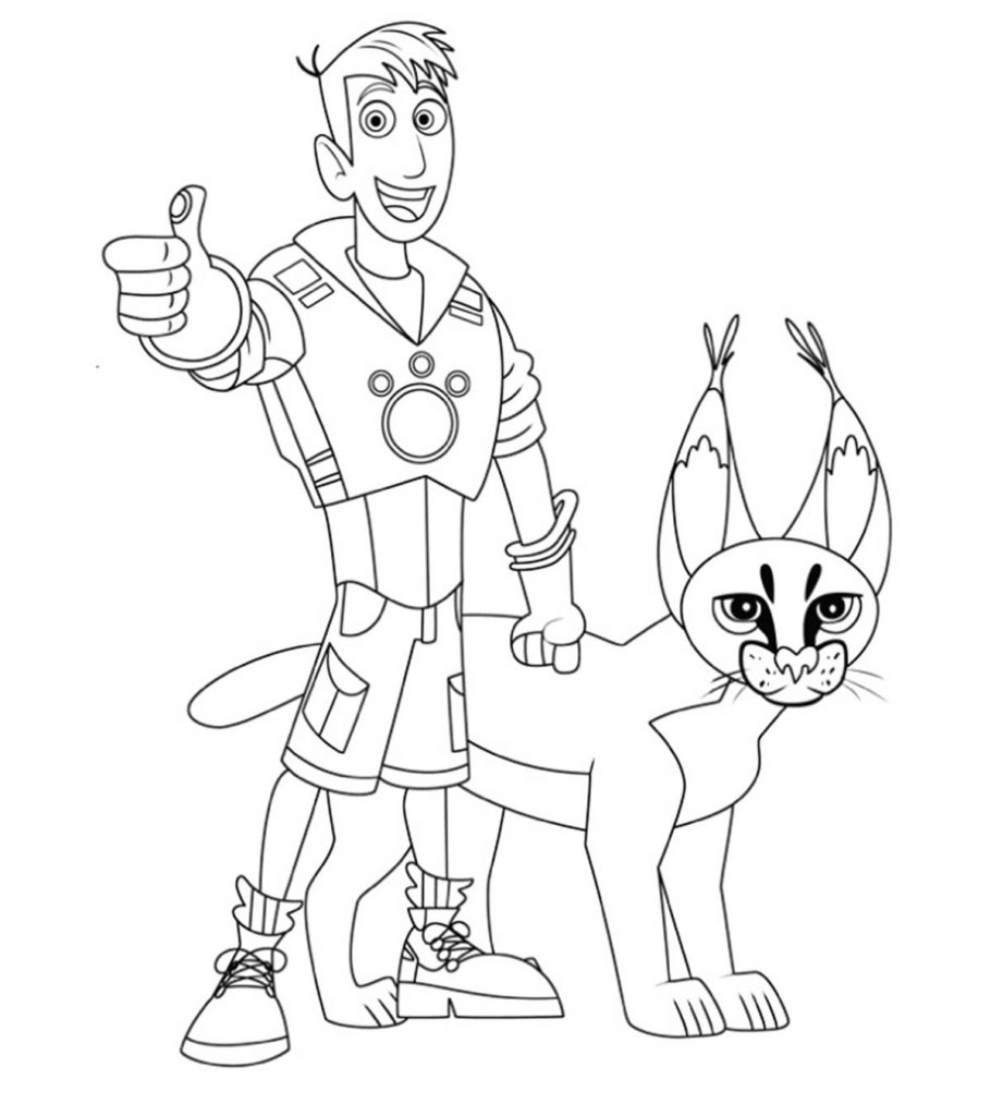 Wild Kratts Coloring Pages Free Printable MomJunction