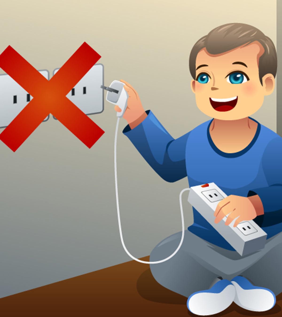 Child Learning About Electrical Safety