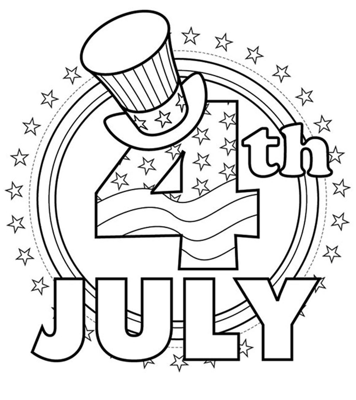 35 Best 4th Of July Coloring Pages For Your Toddlers_image
