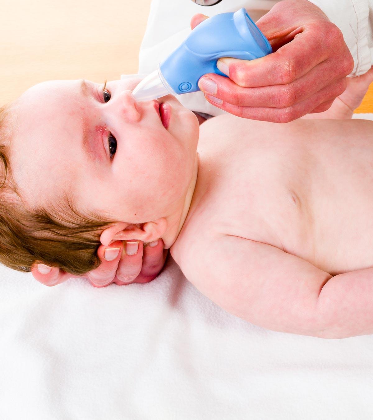 Mother Cleaning Her Baby