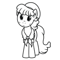 A Ms, My Little Pony coloring page
