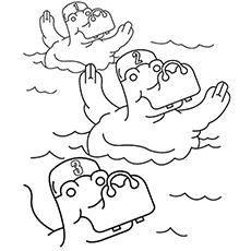 Top 10 Free Printable Swimming Coloring Pages Online