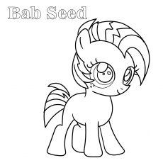 Bab Seed, My Little Pony coloring page