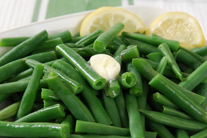 Buttered green beans for toddlers