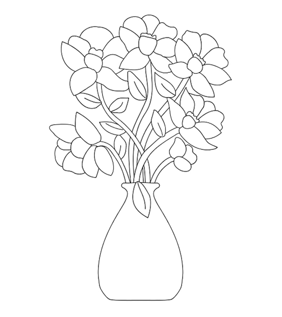 47 Beautiful Flowers Coloring Pages Your Toddler Will Love To Color_image