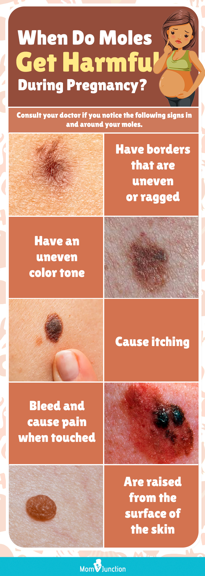 when do moles get harmful (infographic)