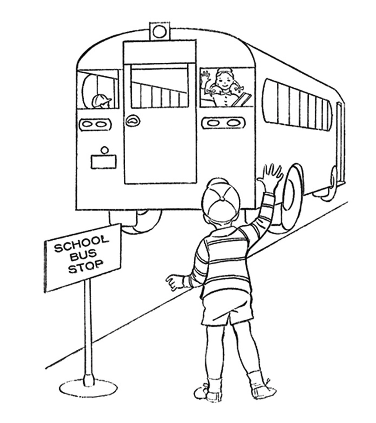 Top 10 School Bus Coloring Pages For Your Little Ones