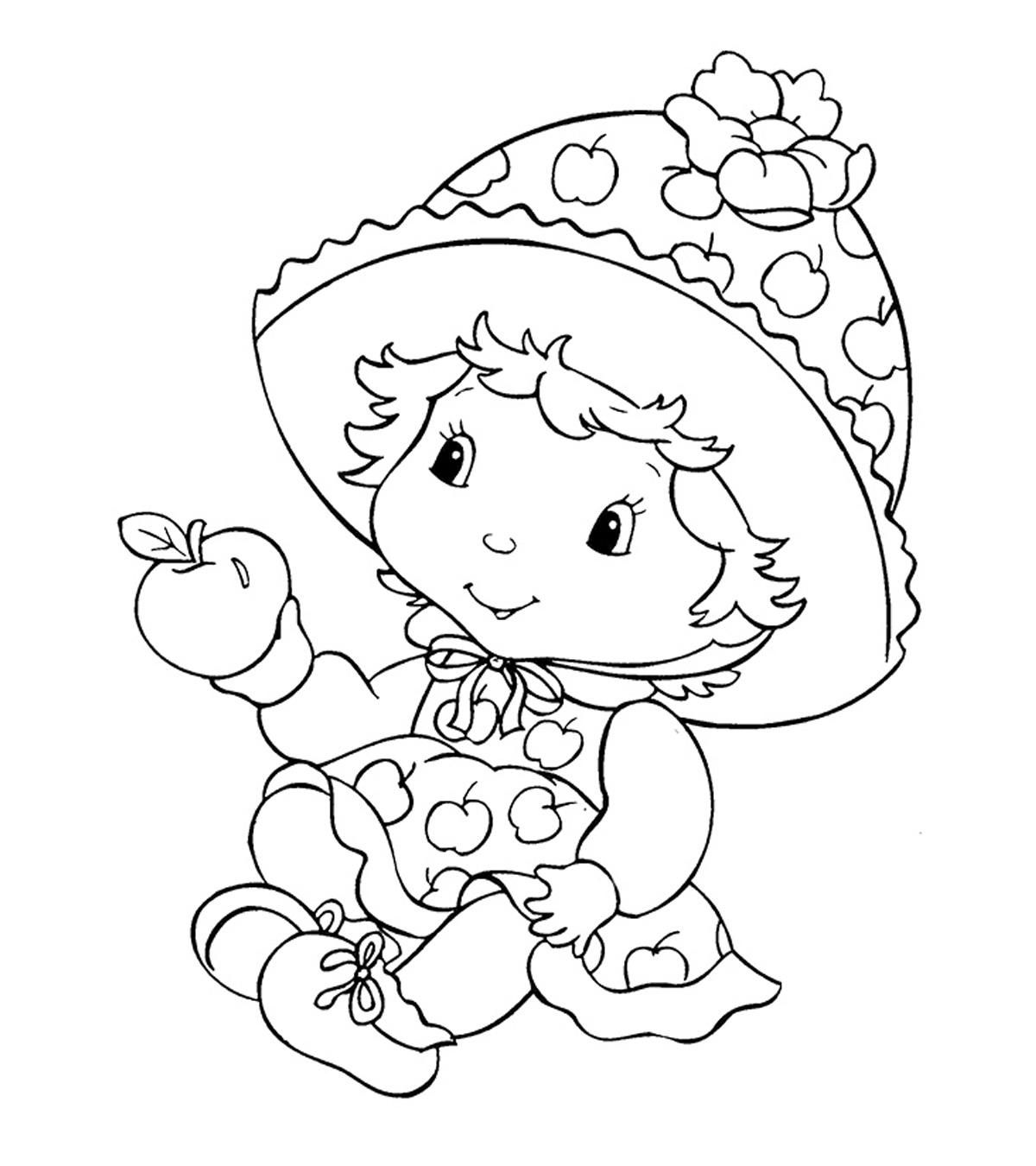 20 Beautiful Strawberry Shortcake Coloring Pages For Your Little Ones_image