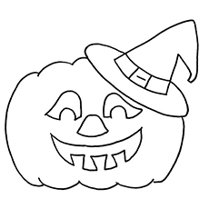 Jack O Lantern Halloween coloring page