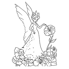 Queen Clarion, Tinkerbell coloring page