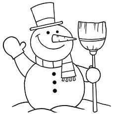 preschool coloring pages for winter