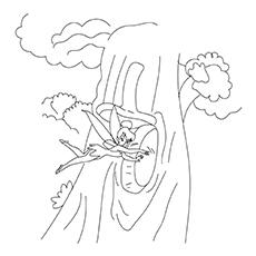 Tinker bell and the Great Fairy Rescue coloring page