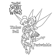 Tinker Bell and the Secret of the Wings coloring page