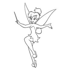Tinkerbell coloring page