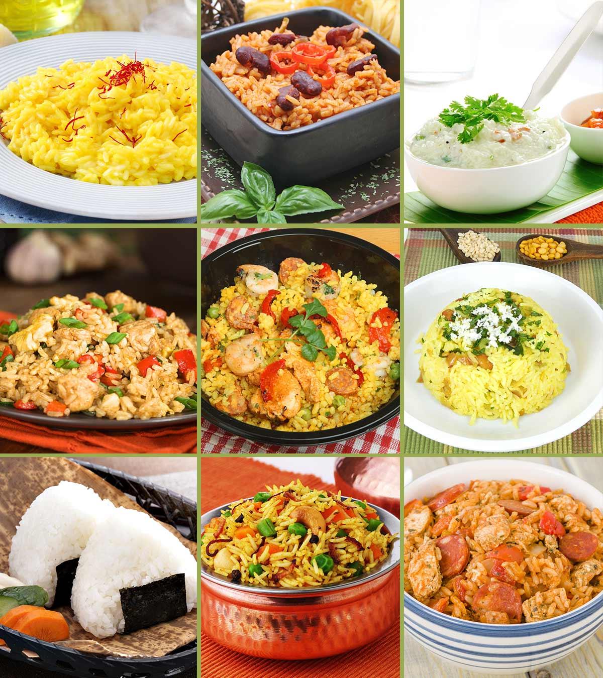 Representation Of Rice Recipes For Kids