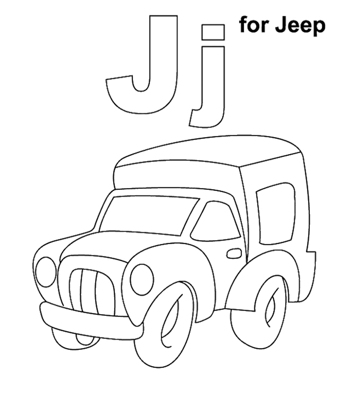 Top 10 Letter ‘J’ Coloring Pages Your Toddler Will Love To Learn & Color_image