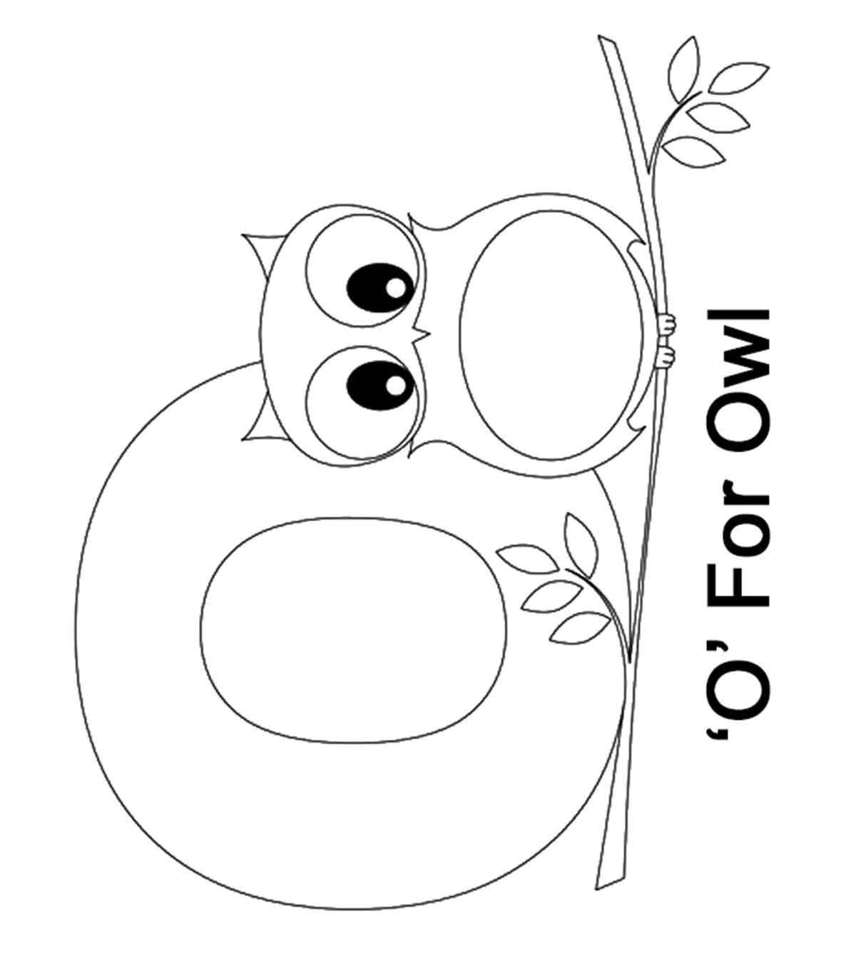 Top 10 Letter ‘O' Coloring Pages Your Toddler Will Love To Learn & Color