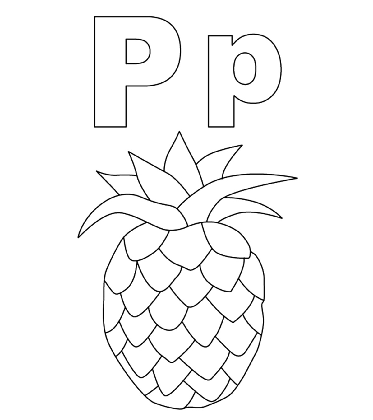 Top 10 Letter ‘P’ Coloring Pages Your Toddler Will Love To Learn & Color_image