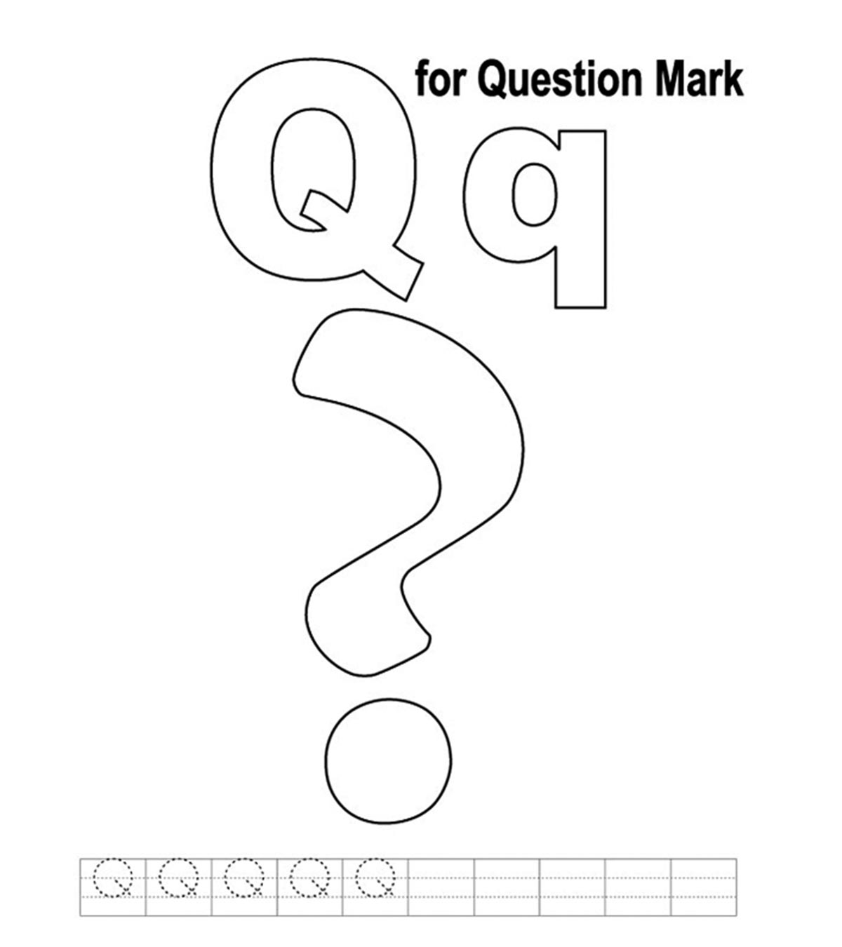 Top 10 Letter ‘Q’ Coloring Pages Your Toddler Will Love To Learn & Color_image