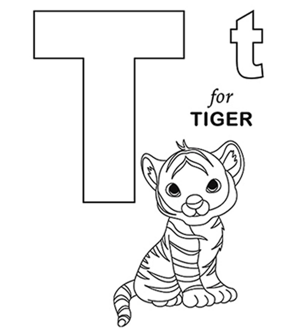 Top 10 Letter ‘T’ Coloring Pages Your Toddler Will Love To Learn & Color_image
